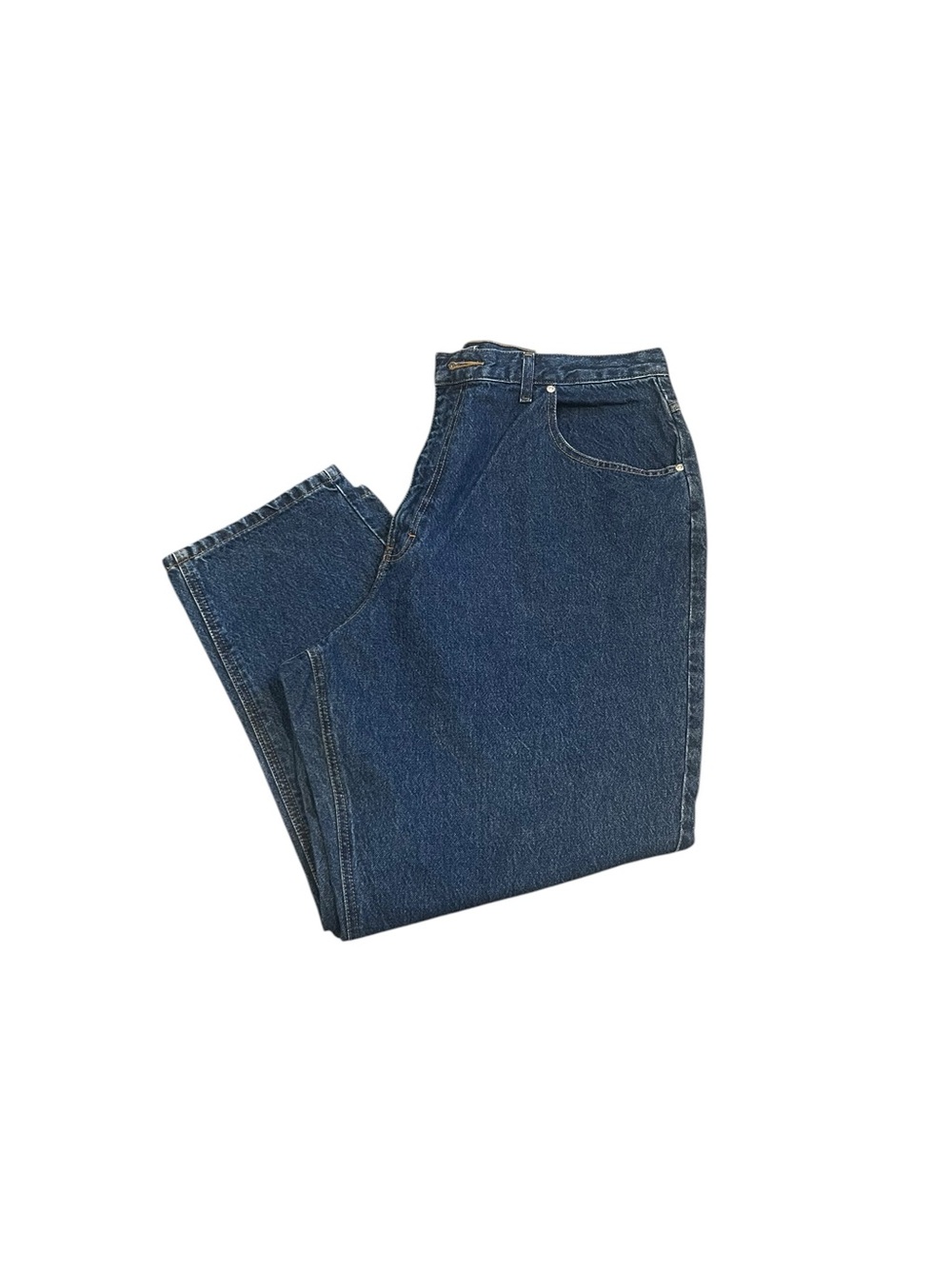 Faded Glory Relaxed Fit Straight Leg Y2K Denim Jeans 22W Petite NWT